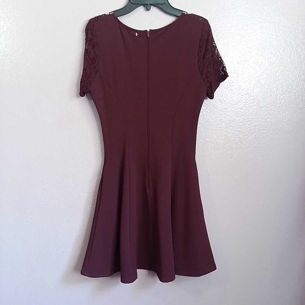 Burgandy Dress | Speechless - Picture 2 of 3
